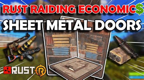 rust cheapest way to raid sheet metal door|rust raid cost guide.